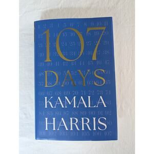 Kamala Harris SIGNED Book 107 Days Vice President FIRST EDITION Hardcover New